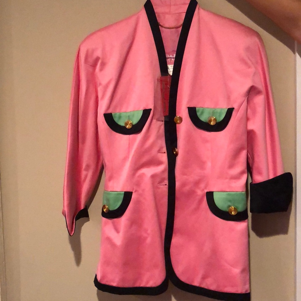 Escada pink blazer